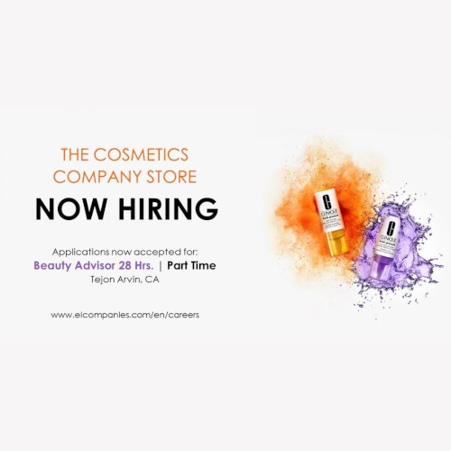 cosmetics company store hiring