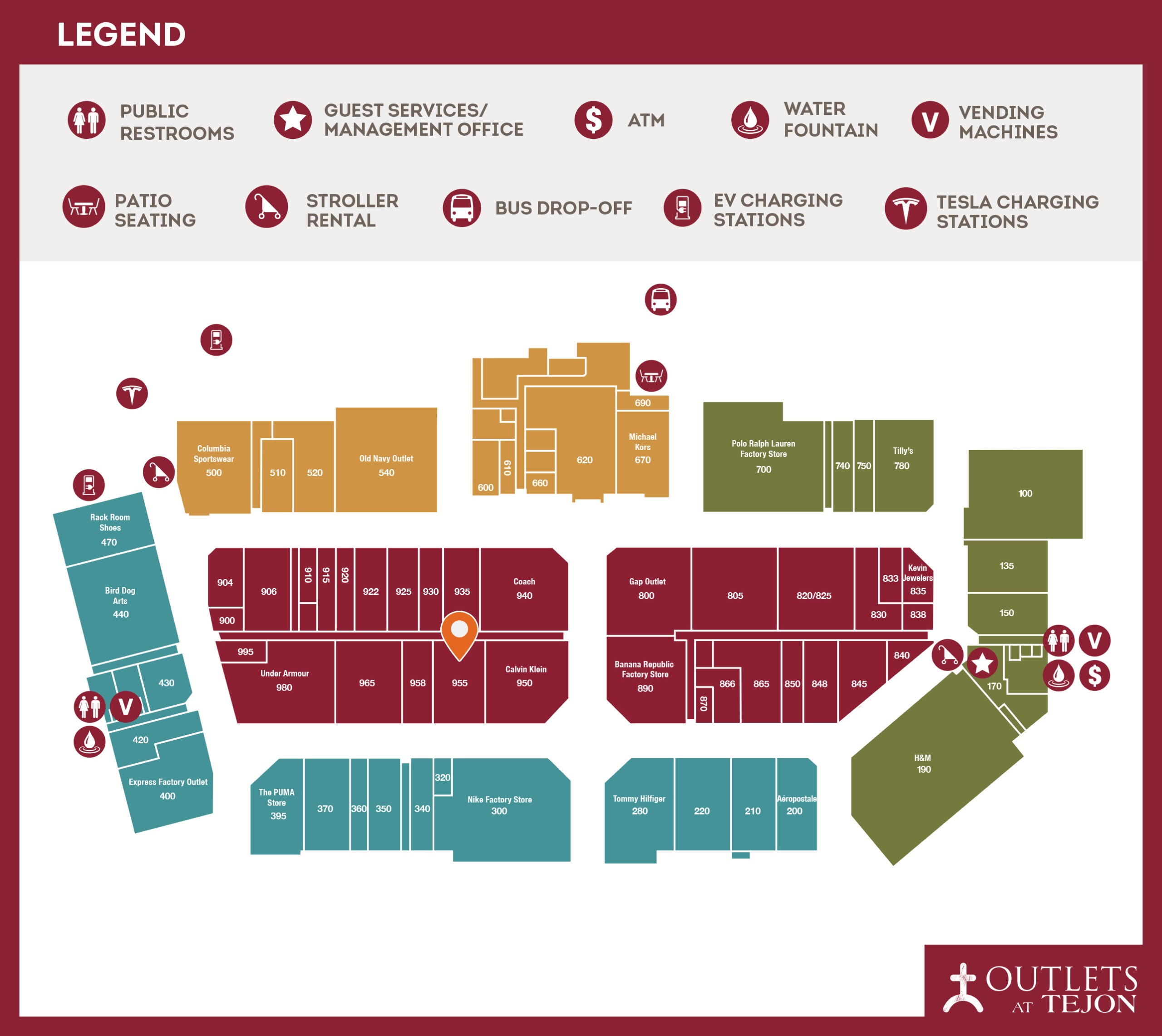 ariat location map #955