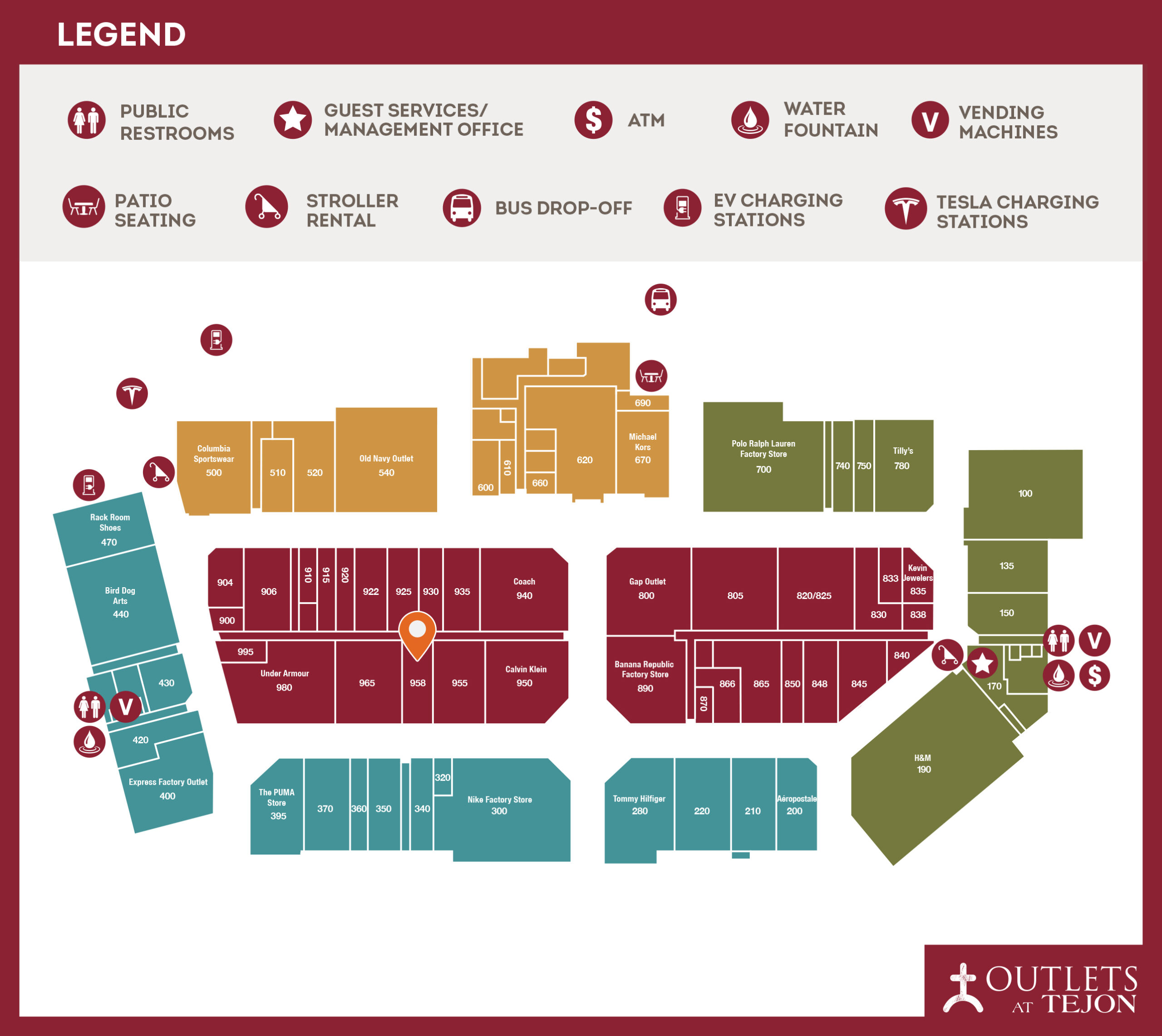 ariat work location map