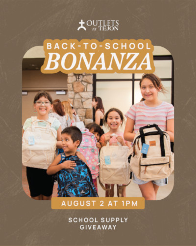 back to school event showing family