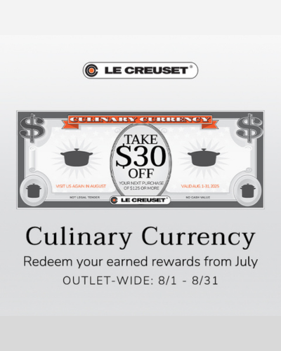 culinary currency redemption certificate