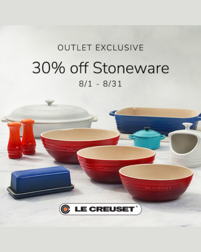 le creuset stoneware pieces