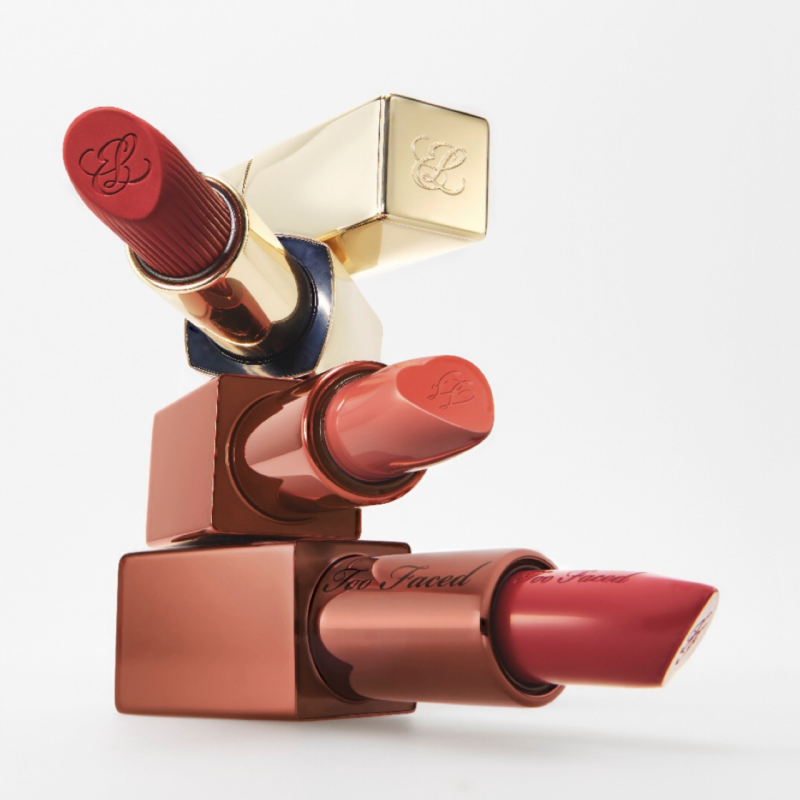 a stack of lipstick tubes