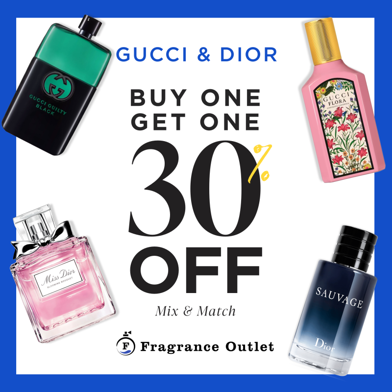 Fragrance Outlet Buy One Get One $30 Off Square Banner