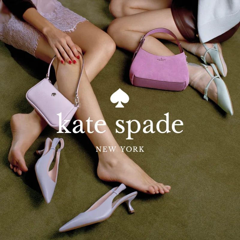 Wome posing with Kate Spade apparel - Square Image