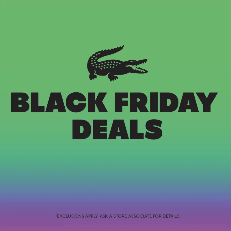 Lacoste Outlet Black Friday Sale Banner - Square Photo