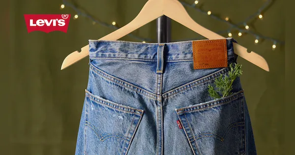 Levi Long Bottom Pants on Hanger - Wide Photo