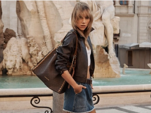 Woman wearing Michael Kors clothing