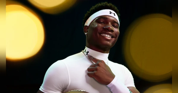 Athelete Wearing Under Armour Gear Smiling - Wide Photo