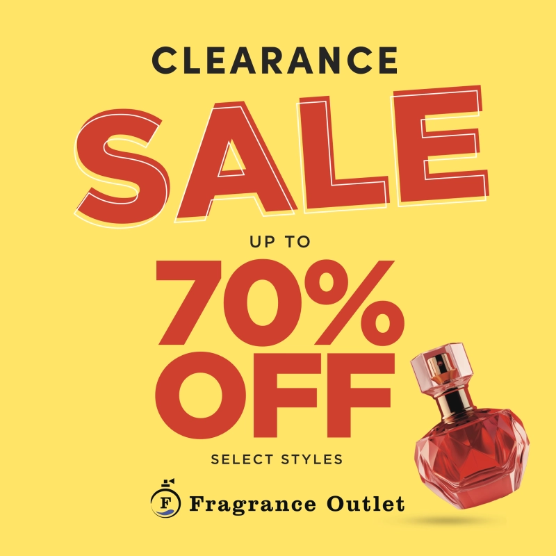 Fragrance Outlet 70% off sale banner