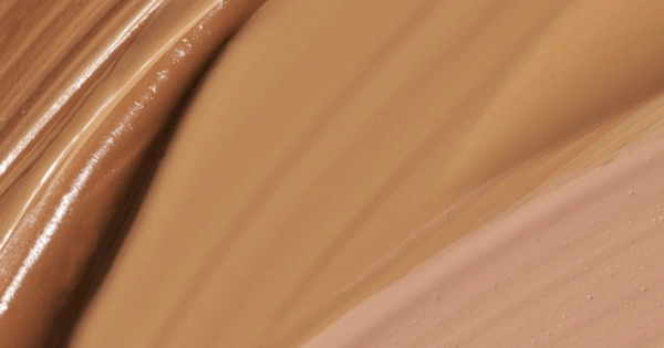 Close up on brown colored beauty cream