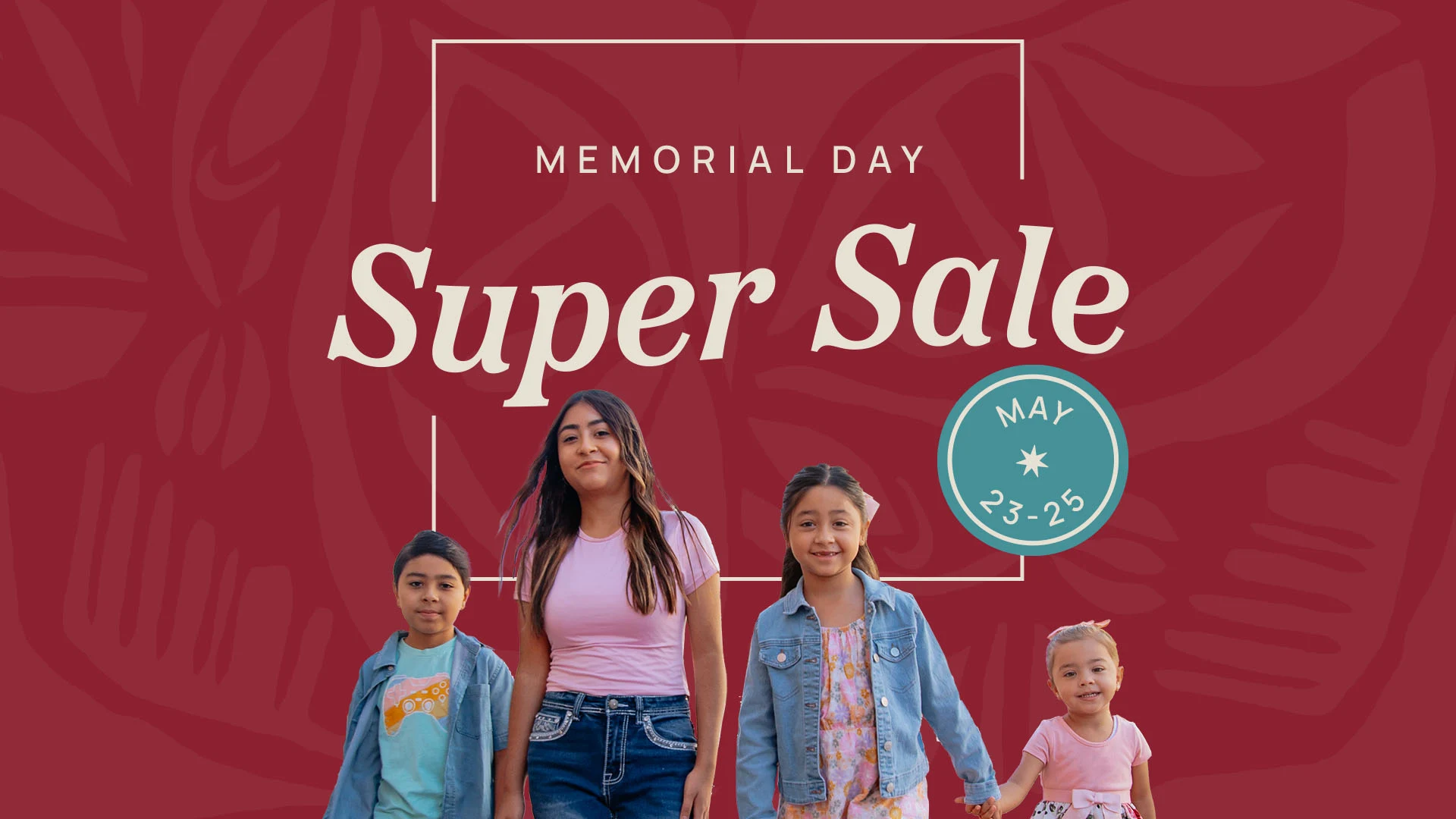 Memorial Day 2026 sale banner