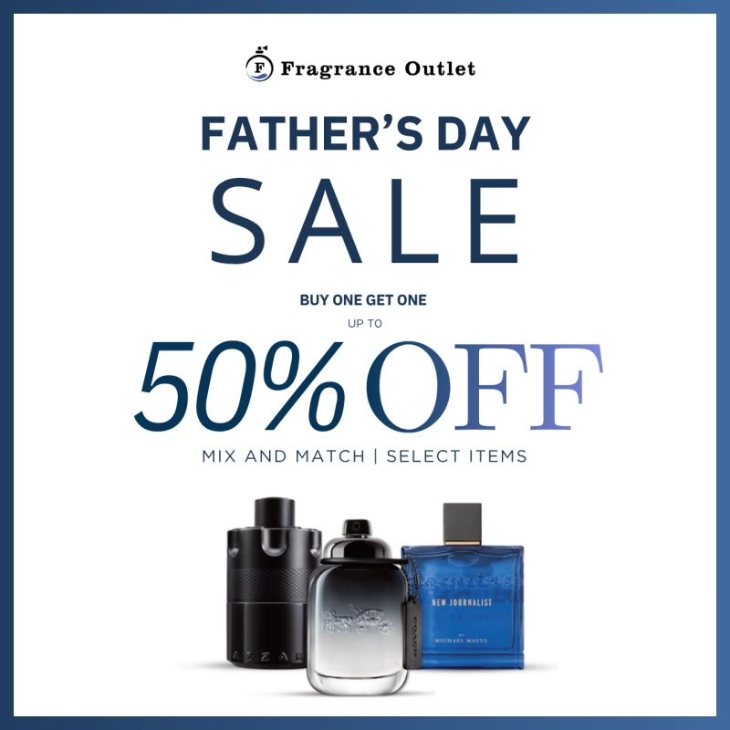 Fragrance Outlet 50% sale banner