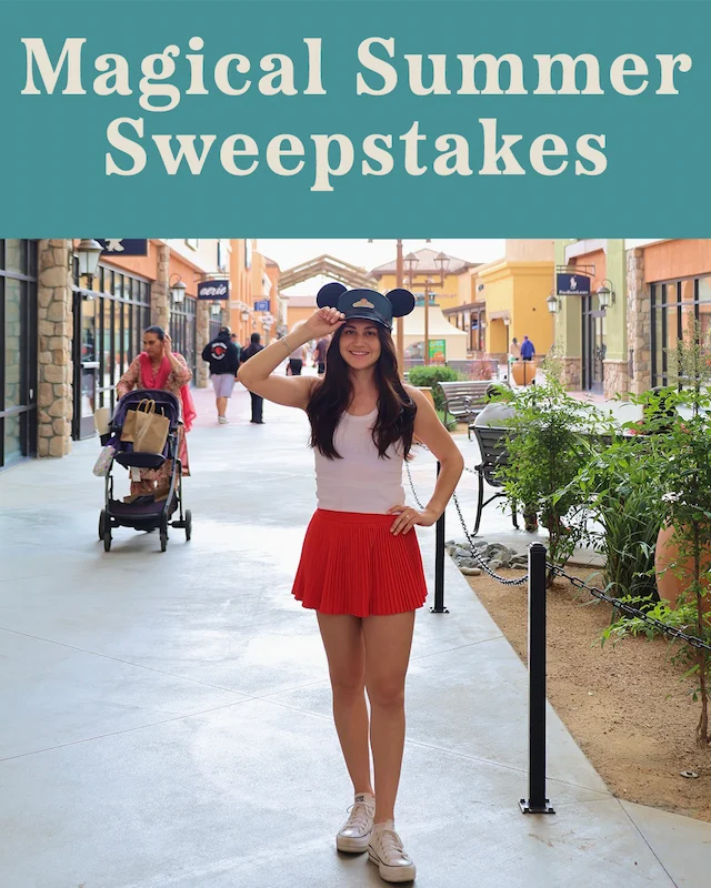 Woman posing for Magical sweepstakes
