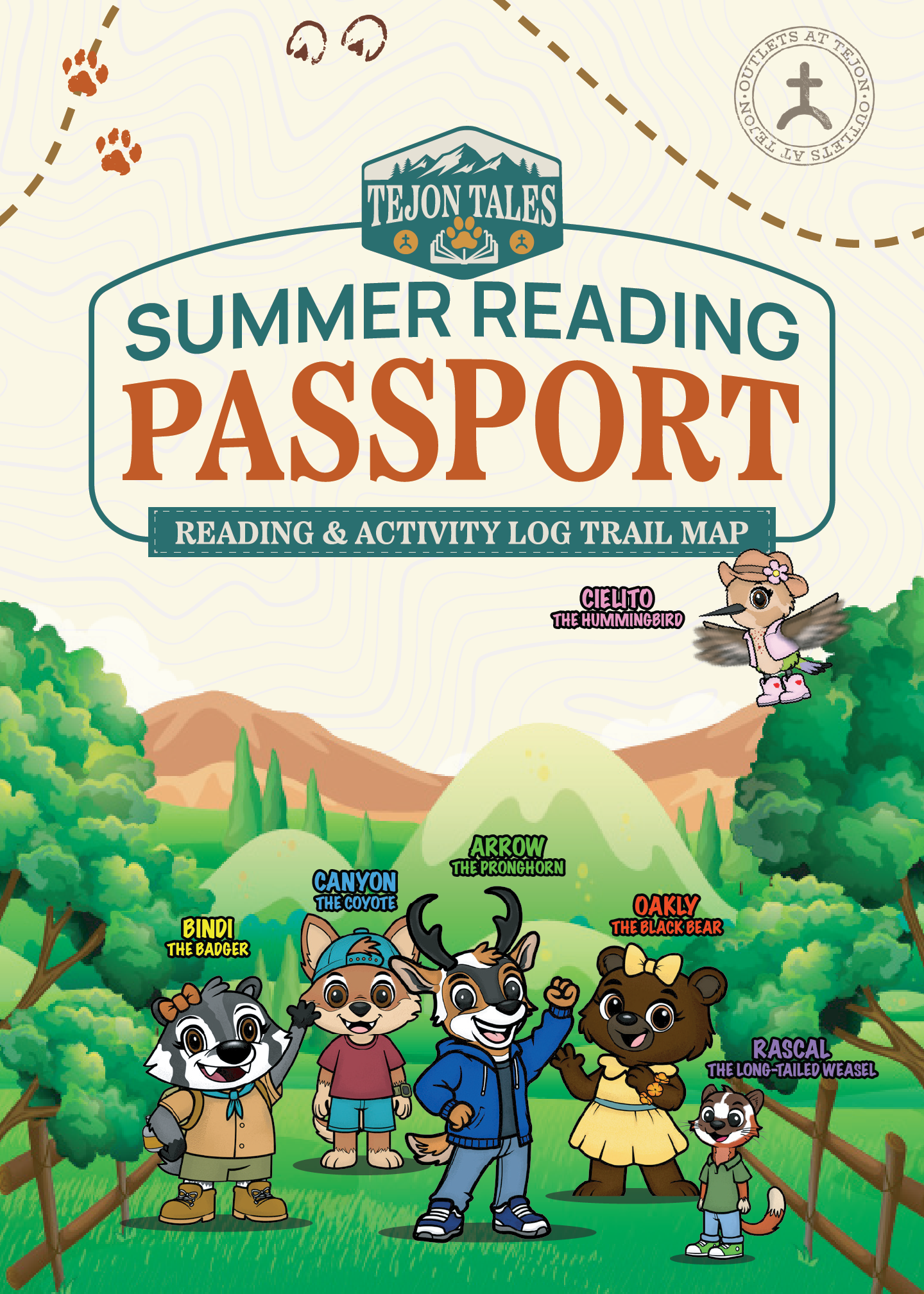 Tejon Tales summer reading event hero image