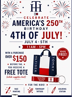 Tmmy Hilfiger 4th of July Sale Banner 2026