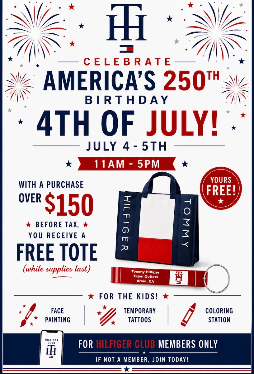 Tmmy Hilfiger 4th of July Sale Banner 2026
