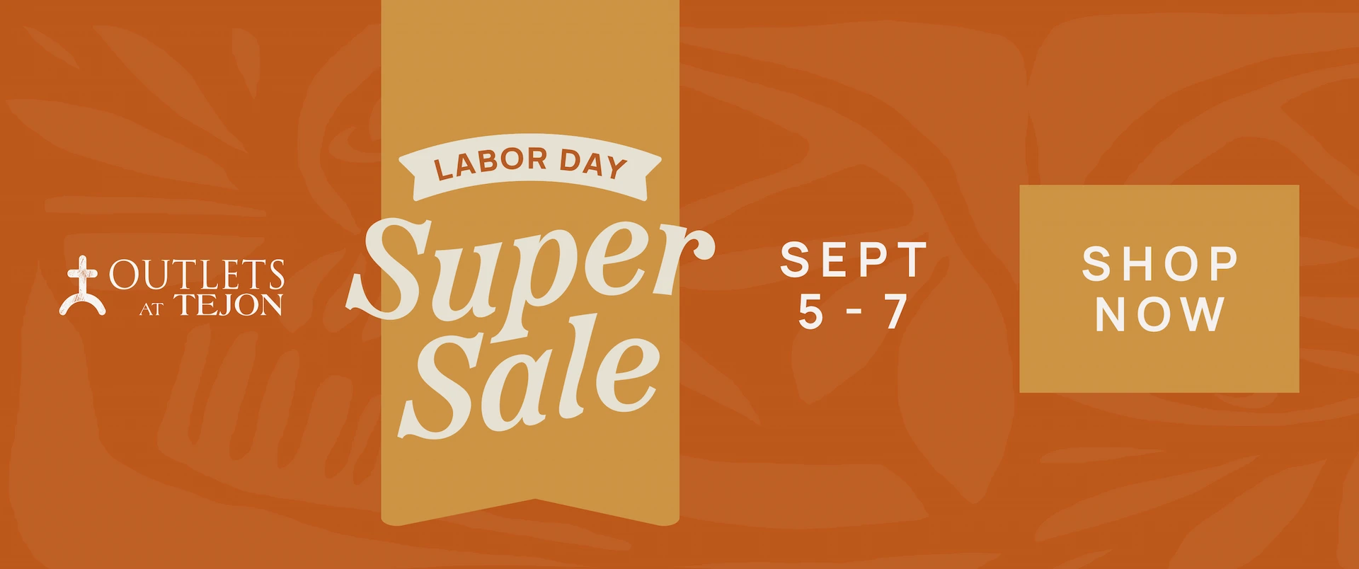 Labor day sale banner ultra wide size