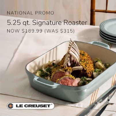 5.25qt signature roaster from Le Creuset